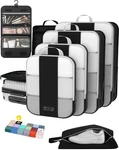 8 Set Compression Packing Cubes For Travel Essentials,compressible Expandable.... Fixed Price $38.80.