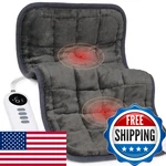 Heating Pad, Weighted Pad With Massaging Vibrations, 6 Heat Settings & 4. Fixed Price $70.97.