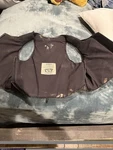 Saddle Barn Black Leather Chest Protector Vest Unisex Adults Tactical Body Armor. Fixed Price $190.00.