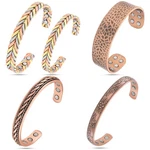 Magnetrx Pure Copper Magnetic Therapy Bracelet Arthritis Pain Relief Cuff Bangle. Fixed Price $27.85.