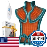 Premium Heating Pad For Neck, Shoulders And Back Pain Relief, 2.5lb Weighted Lar. Fixed Price $71.48.