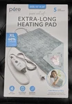*new* Pure Enrichment Purerelief Deluxe Heating Pad Xl, 12" X 24" - Sea Glass. Fixed Price $29.99.