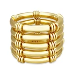 Ybmycm 5pcs Gold Chunky Bangles Bracelets For Women Plated Adjustable,. Fixed Price $20.95.
