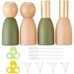 Qeuly 10ml Glass Roller Bottles - 4 Pack Essential Oils Roll-on With .... Fixed Price $17.21.