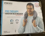 Homedics Pro Therapy Neck Massager Vibrating Heat 4 Heads Gray/black Nms-340h. Fixed Price $20.00.
