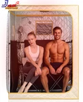 Portable Far Infrared Sauna Home Two Person Box With 660nm Red Light. Fixed Price $309.51.