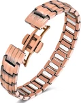 Feraco Copper Magnetic Therapy Bracelets For Men With 5x Strength 5000 Gauss Mag. Fixed Price $41.98.