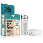 Treebird Pure Silk Eco Floss Kit - Refillable Dispenser (glass) + 3. Fixed Price $28.45.