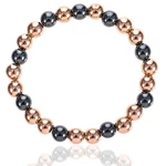 Copper Bracelet For Women And Men Hematite Beaded Stretch With Heali.... Fixed Price $14.41.