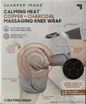 Calming Heat Knee Wrap By Sharper Image Weighted Copper & Charcoal, Heating.... Fixed Price $24.99.