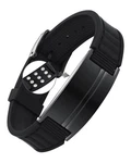 Feraco Ultra Strength Magnetic Bracelets For Men Women, Silicone Sports Wrist.... Fixed Price $38.45.