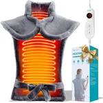 Alljoy Heating Pad For Back Pain Relief, 24"x33" Weighted Grey, Grey. Fixed Price $54.76.
