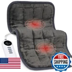 Heating Pad, Weighted Pad With Massaging Vibrations, 6 Heat Settings & 4. Fixed Price $84.40.
