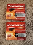 Thermacare Heat Wraps For Neck Shoulder Wrist Pain Relief 3 Ct. X2 6 Total Pads. Fixed Price $16.00.