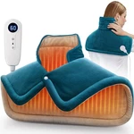 Heating Pad For Neck And Shoulder, 2lb Weighted Standard Design, Indigo. Fixed Price $36.91.