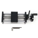 Zeberoxyz 100mm Length Effective Travel Dual Optical Axis Manual Sliding Tabl.... Fixed Price $115.46.