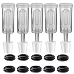 5pack 3-piece Airlock With #6 Stoppers And Grommets,airlocks Fermenting For B.... Fixed Price $18.27.