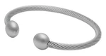 Qray Silver Deluxe Steel C-shaped Golf Wellness Bracelet Men Women *new*. Fixed Price $149.95.