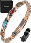 Magnetrx Pure Copper Bracelets For Women With Multiple Stones (mixed Stones). Fixed Price $49.95.