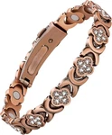Feraco Pure Copper Bracelets For Women, Ultra Strength Magnetic Therapy Bracelet. Fixed Price $42.94.