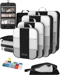 8 Set Compression Packing Cubes For Travel Essentials,compressible Expandable Pa. Fixed Price $55.75.