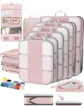 10 Set Compression Packing Cubes For Travel Essentials Women Mom,compressible.... Fixed Price $56.37.