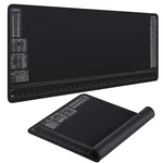2 Pcs Neoprene Mat With Ruler And Reference Charts Rubber Sheet Blac.... Fixed Price $46.79.