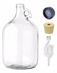 Home Brew Ohio 1 Gallon Jug W/twinbubble Airlock,polyseal Lid,#6.5 Drilled. Fixed Price $15.99.