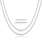 Santhree 2.5mm Pure Titanium Twist Chain Necklace For Women & Men Sensitive S.... Fixed Price $148.76.