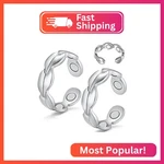 Cigmag 2pcs Copper Rings For Women Adjustable Solid Pure Ring With Presen. Fixed Price $12.83.