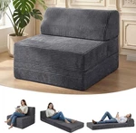 Kasunpul Folding Sofa Bed With Pillow, Memory Foam Fold Out Chair Bed, Conver.... Fixed Price $109.91.