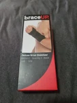 Braceup Deluxe Wrist Stabilizer Support Brace With Aluminum Splint S/m Left. Fixed Price $15.00.