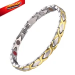 38 Elegant Titanium Magnetic Bracelet For Women Germanium Medium, Silver&gold. Fixed Price $53.96.