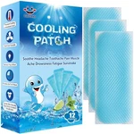 Easyeah 12 Sheets Cooling Patches For Fever Count (pack Of 12), Blue. Fixed Price $18.99.