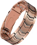 Jecanori Copper Bracelet For Men, 3x Strength Magnetic Bracelets Men. Fixed Price $34.79.
