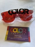 Purple Canyon Red Color Therapy Mood Glasses Balance Chakra Healing Strength. Fixed Price $19.95.