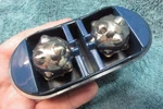 Vintage Nikken Magboy Magnetic Therapy Stress Relief Massage Balls Japan -no Lid. Fixed Price $44.00.