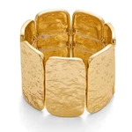 Woworama Chunky Hammered Bangle Bracelets For Women Wide Gold Stretch Bangles.... Fixed Price $26.29.