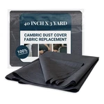 House2home 40 Inch X 3 Yard Upholstery Black Cambric Dust Cover Fabric Replac.... Fixed Price $15.94.