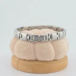 Sabona Magnetic Therapy Bracelet Magnet Circulation H Link Stainless Steel 7". Fixed Price $26.60.