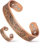 Mahnco Copper Bracelet For Men & Women,12x Strength Magnetic Bracelets Lymphat. Fixed Price $16.61.