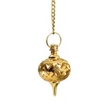 Amazing Gemstone Healing Metal Pendulums For Divination, Gold Style 50. Fixed Price $17.61.