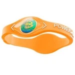 Authentic Power Balance Silicone Wristband - Neon Orange/white Small. Fixed Price $29.99.