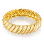 Chunky Gold Bangle Bracelets For Women Twisted Hinged Wrist Cuff Op.... Fixed Price $14.44.