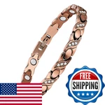 Jecanori Copper Magnetic Bracelets For Women, 99.99% Pure With. Fixed Price $38.32.