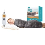 Ruqiji 17"x33" Weighted Heating Pad, 5.2lbs - 12 Temps For Back/neck Pain Relief. Fixed Price $74.78.