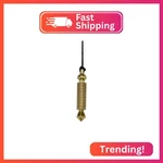 Amazing Gemstone Healing Metal Pendulums For Divination, Gold 16 Isis Ring Steel. Fixed Price $21.05.