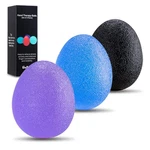Squeeze Balls - 3 Pieces Silicone Therapy Multicolor (black, Blue, Purple). Fixed Price $12.44.