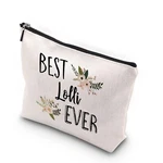 Wcgxko Best Lolli Ever Grandma Gift Zipper Makeup Bags Travel Wate.... Fixed Price $13.39.