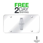Au-tomotive Gold Lincoln Chrome/no Fill Logo On Chrome Plate. Fixed Price $45.95.